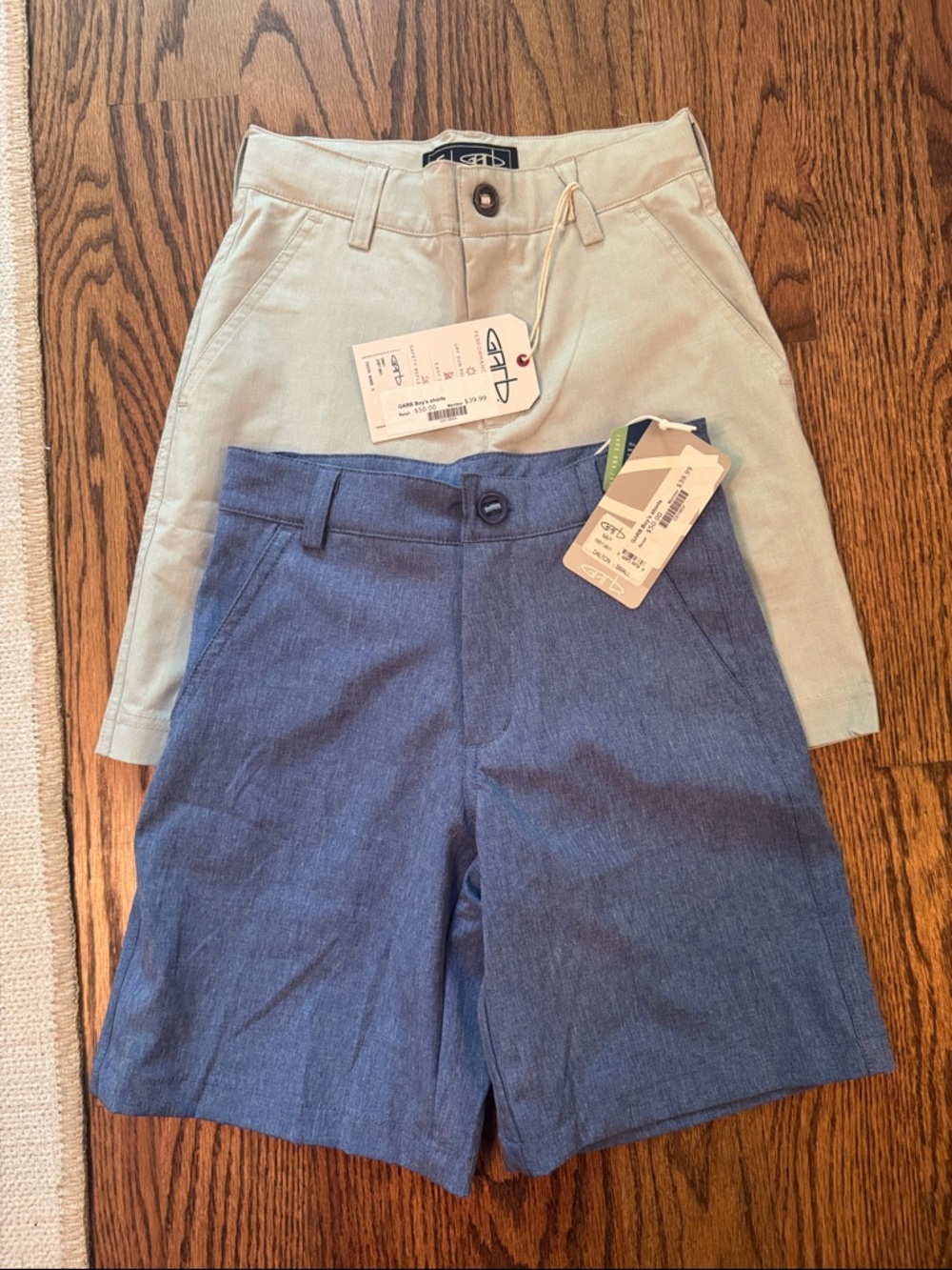 Garb performance Shorts - Blue and Tan